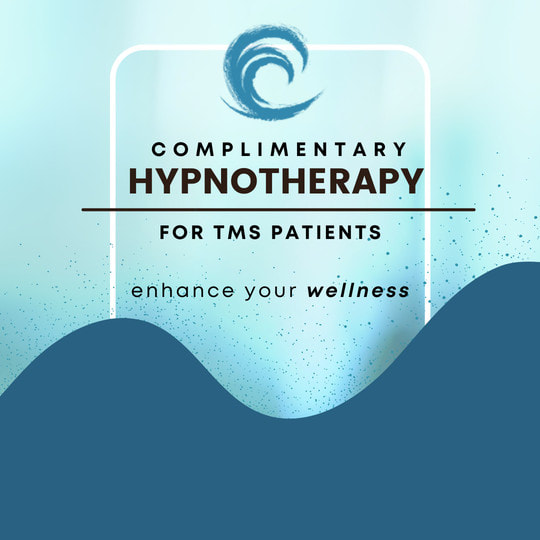 Complimentary hypnotherapy for TMS patients